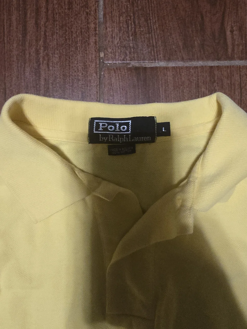 Polo by Ralph Lauren Yellow Men’s Classic Pique Polo Shirt